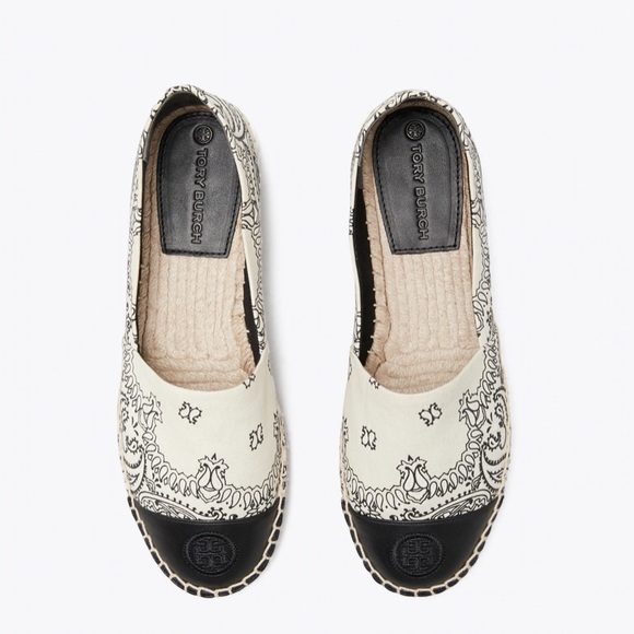NEW 8 Tory Burch Bandana Printed Espadrille - Picture 4 of 12